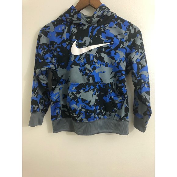 Nike Boys Camo Hooded Sweatshirt size medium - Picture 2 of 6